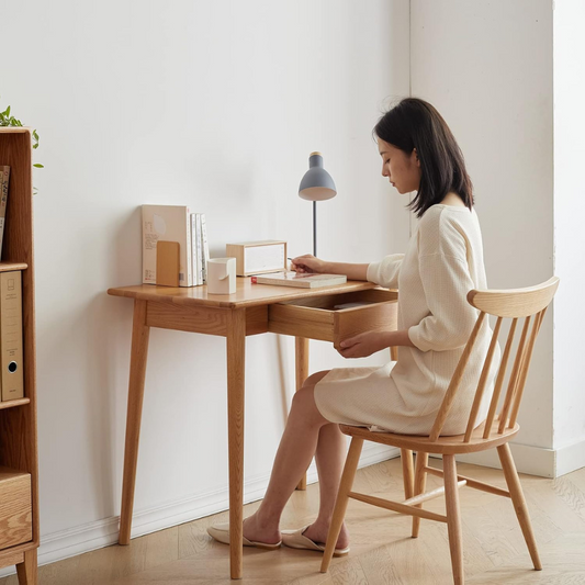 Solid Wood Computer Desk_0