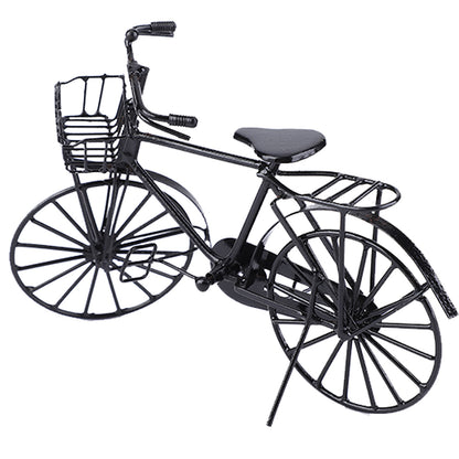 1:12 Miniature Metal Bike Bicycle Doll House Dollhouse Decoration Accessory
