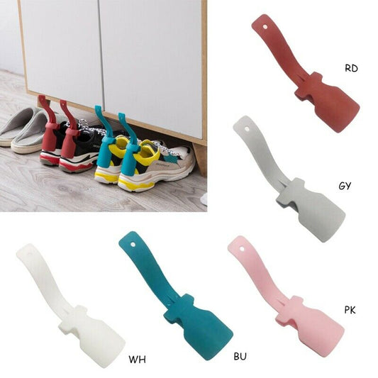 2PCS Lazy Unisex Wear Shoe Horn Helper Shoehorn Shoe Easy on and off Shoe Sturdy Slip Aid