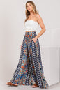 SAGE + FIG Bohemian Multi Geo Print Wide Leg Pants