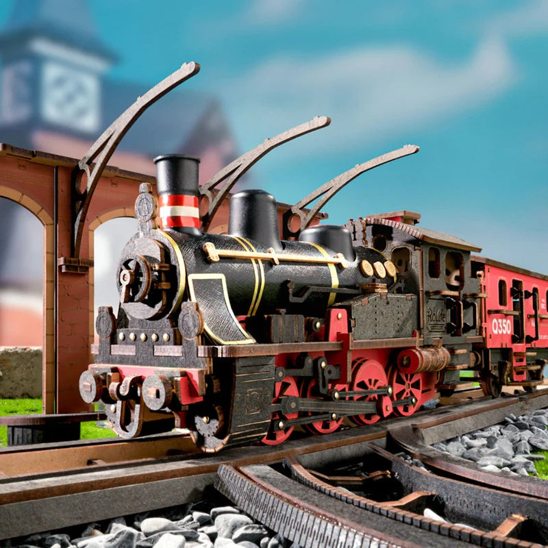 Rolife Steam Journey 3D Wooden Puzzle, Only Supports TK And Independent Website Platforms