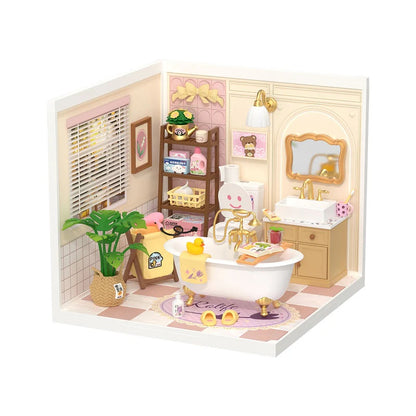 Rolife Pop Bubble Bathroom Plastic DIY Miniature House, Only Supports TK And Independent Sites
