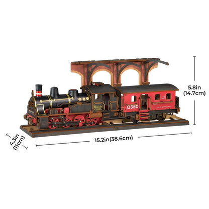 Rolife Steam Journey 3D Wooden Puzzle, Only Supports TK And Independent Website Platforms