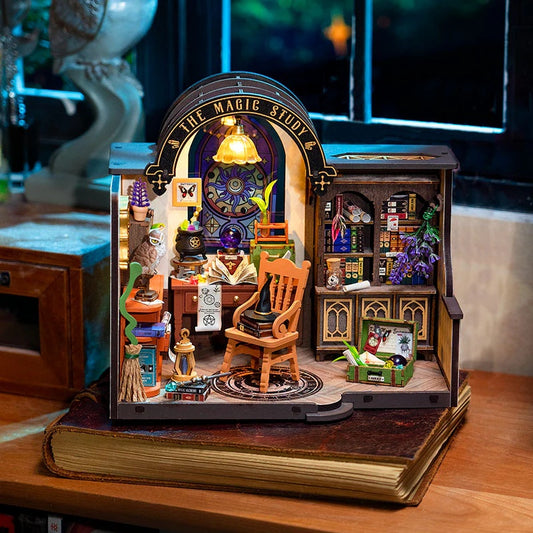 Rolife The Magic Study DIY Miniature House, Only Supports TK And Independent Sites