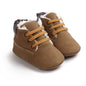 Winter Baby Boys Shoes Suede Leather Sneaker Toddler Baby Shoes Anti-Slip Soft Soled Lace up Snow Boots Warm Baby Boot