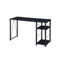 ACME Vadna Writing Desk, Weathered Oak Black Finish