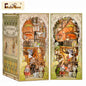 CuteBee 3D Wooden Dollhouse Elven Paradise Handmade Craft With LED Night Light Building Model Toys Book Nook Kit