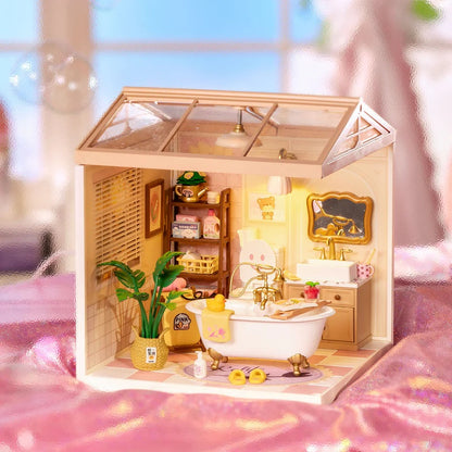Rolife Pop Bubble Bathroom Plastic DIY Miniature House, Only Supports TK And Independent Sites