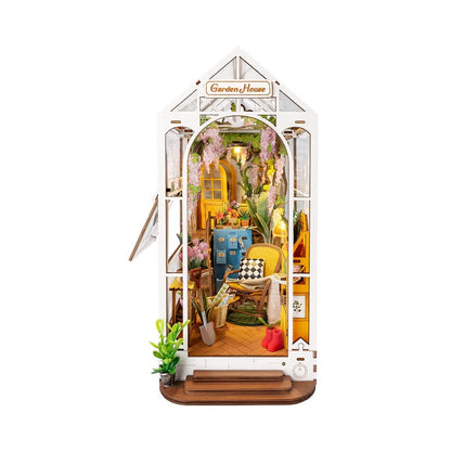Rolife Holiday Garden House DIY Book Nook Kit, Only Supports TK And Independent Sites