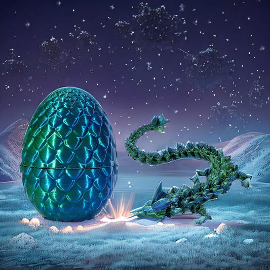 Home Gift Decoration Technology 3D Dragon Egg Statue