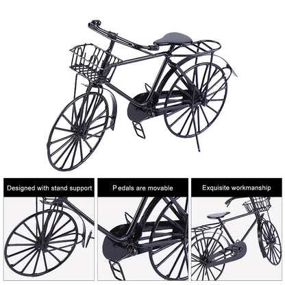 1:12 Miniature Metal Bike Bicycle Doll House Dollhouse Decoration Accessory