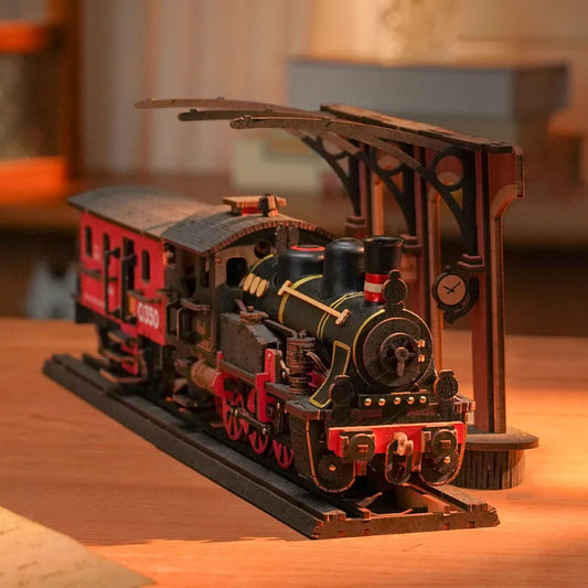 Rolife Steam Journey 3D Wooden Puzzle, Only Supports TK And Independent Website Platforms