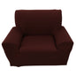 Soft Sofa Slipcover Stretch Sofa Cover Single Seat Type Couch Slipcover Brown