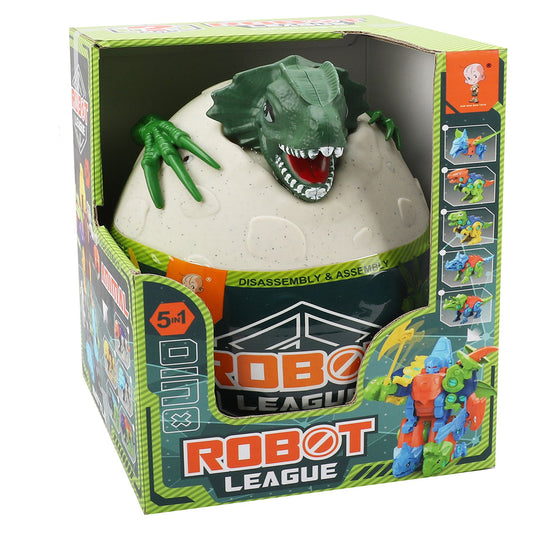 Triangle Tyrannosaurus Rex Five Box One, Assemble And Combine Transform Intelligent Mechanical Simulation DIY Puzzle Toy