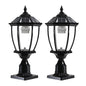 Solar Pillar Headlights With Dimmable LEDs - 2 Packs Unavailable Platforms- Temu