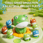 Bouncing Frog Capture Toy, Electric Launch Wheel, Training Interactive Education For Parent Child Intelligence
