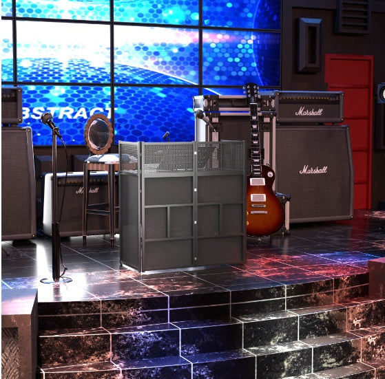 Portable DJ Curtain Wall Booth