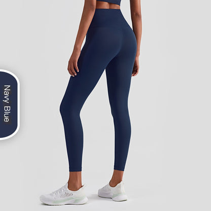 Sports fitness pants tight peach hip lift high waist nude sex yoga pants for women