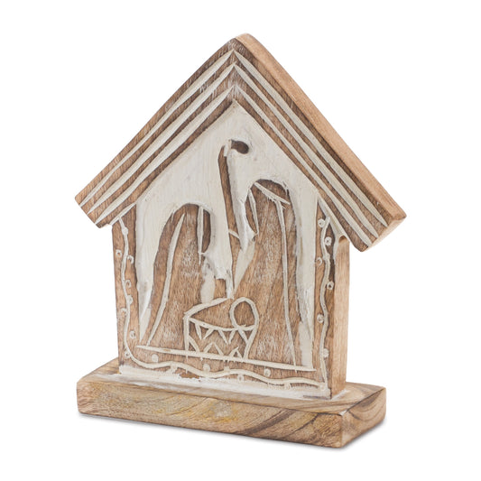 Holy Family 6.5"L X 7.25"H MDF
