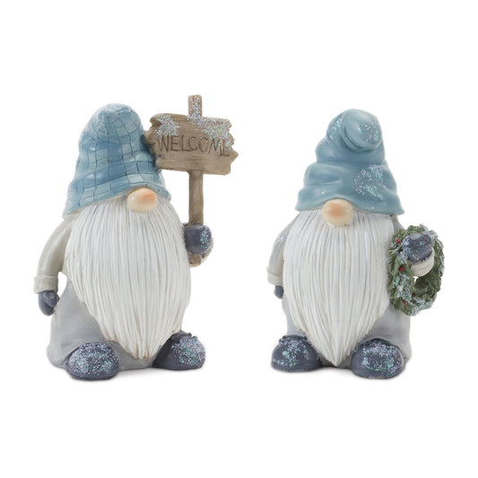 Gnome (2 Asst) 5.5"H, 5.75"H Resin