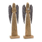 Angel (2 Asst) 22.75"H Wood/Iron