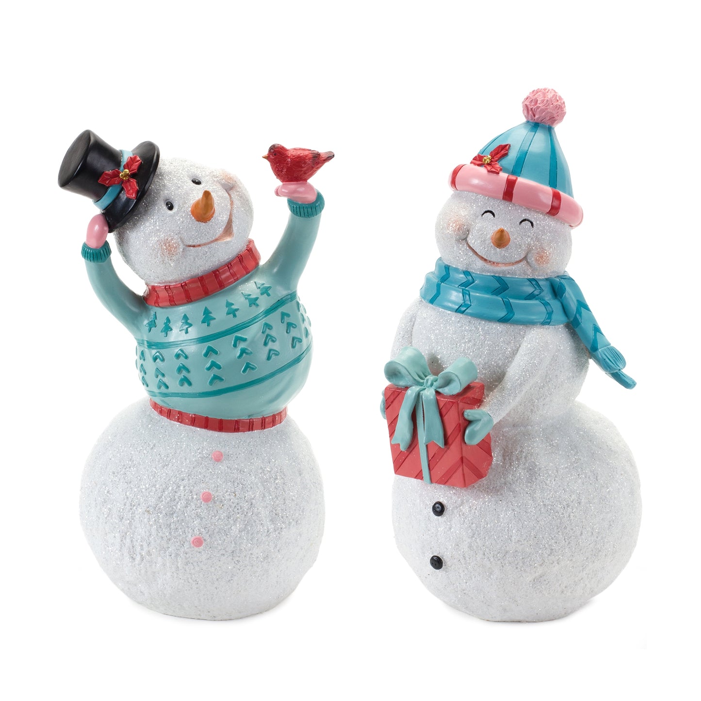 Snowman (2 Asst) 12.75"H, 14"H Resin