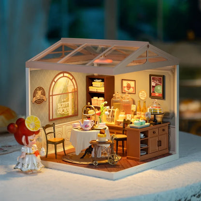 Rolife Sweet Sips Tea DIY Plastic Miniature House, Only Supports TK And Independent Website Platforms