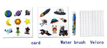 Children's Magic Water Drawing Book, Repeated Graffiti Coloring Book, Boys And Girls' Drawing Book Magic Book