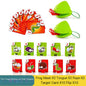 Frog Mouth Sticking Out Tongue Board Game Toy Blowing Chameleon Lizard Mask