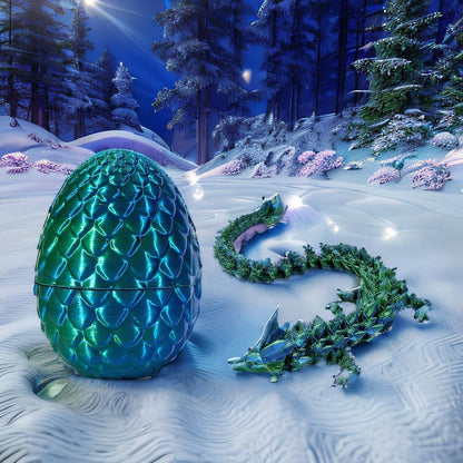 Home Gift Decoration Technology 3D Dragon Egg Statue