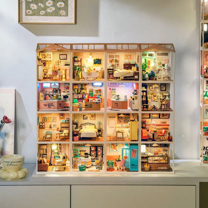 Rolife Warm Dining Room Plastic DIY Miniature House, Only Supports TK And Independent Site Sales