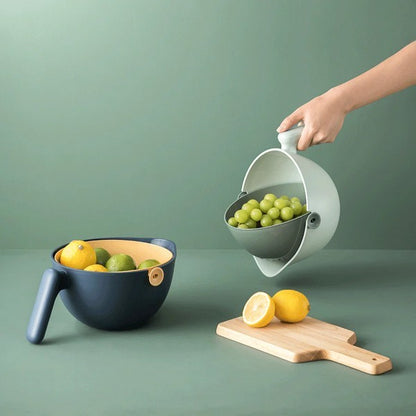 Rotating Colander   Separable Colander And Bowl Set