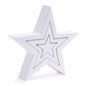 Triple Star Puzzle (Set of 2) 8"H MDF