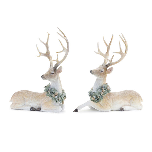 Deer (2 Asst) 11"H Resin