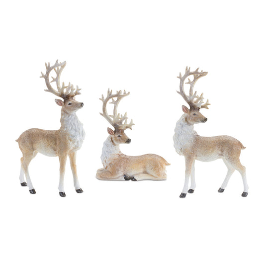 Deer (3 Asst) 10"H, 13"H, 13.5"H Resin