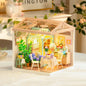 Rolife Blooming Tea Garden DIY Plastic Miniature House, Only Supports TK And Independent Site Sales