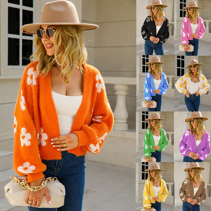 European and American cardigan INS Internet celebrity street fashion short