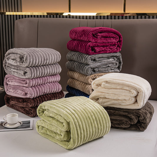 Flannel Blanket Coral Fleece Cover Blanket