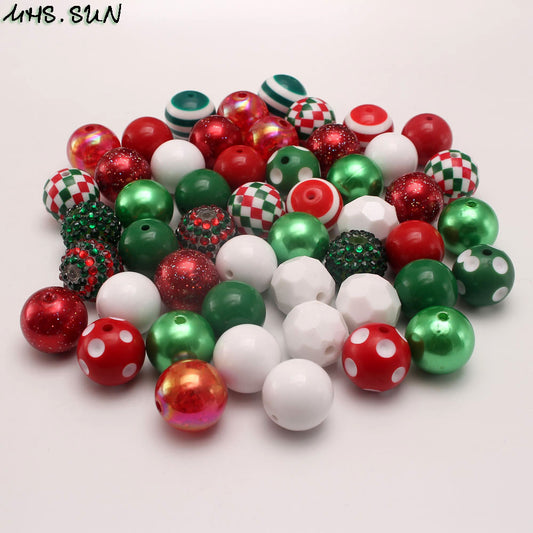 DIY mixed color mixed style beaded loose bead combination