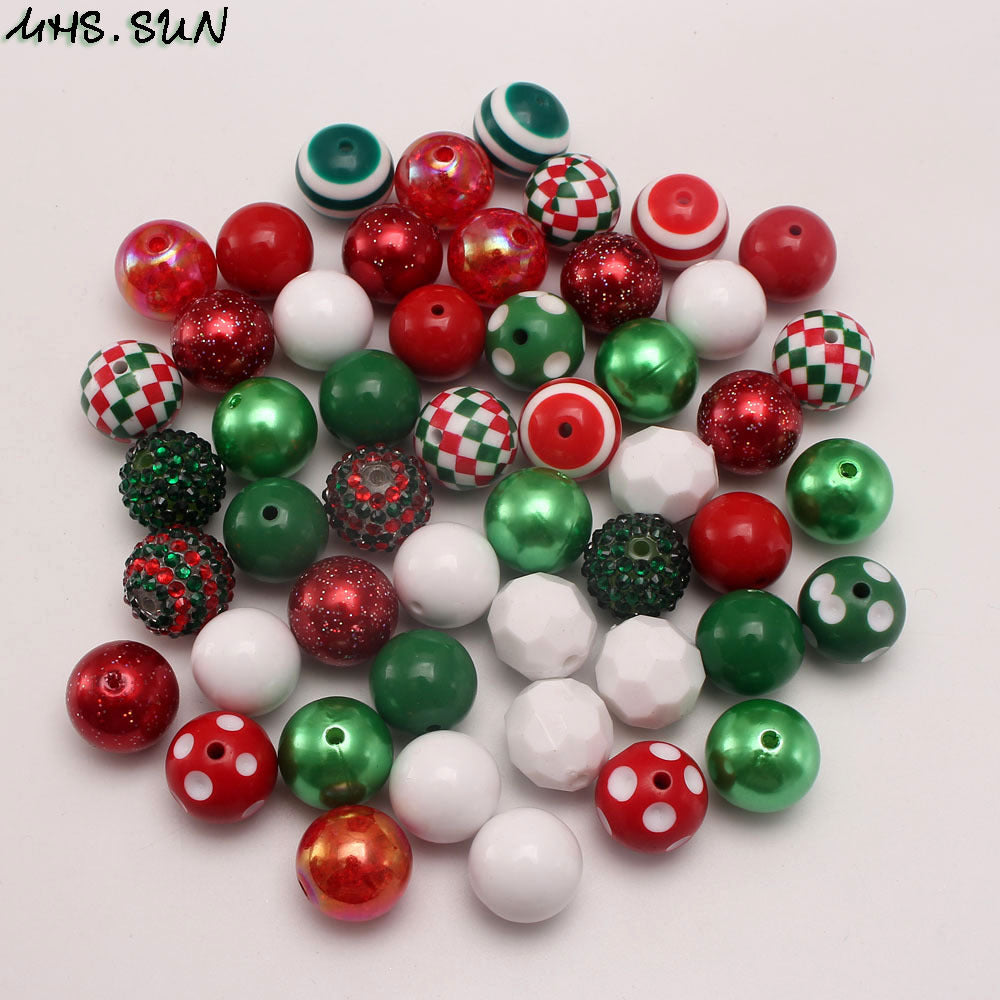 DIY mixed color mixed style beaded loose bead combination