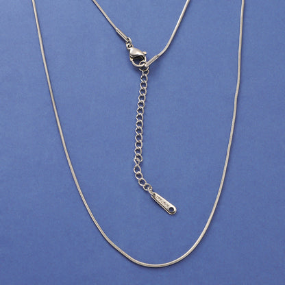 Stainless steel basic chain does not fade necklace DIY round snake bone chain jewelry chain