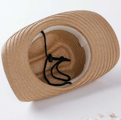 Straw hat European and American adult hat