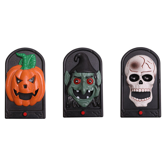 Doorbell Tricky Decoration Door Party Party Decoration Haunted House Scary Arrangement Electric Doorbell
