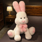 Rabbit Doll Cute Rabbit Plush Toy American Long-eared Rabbit Doll for Free girls gifts