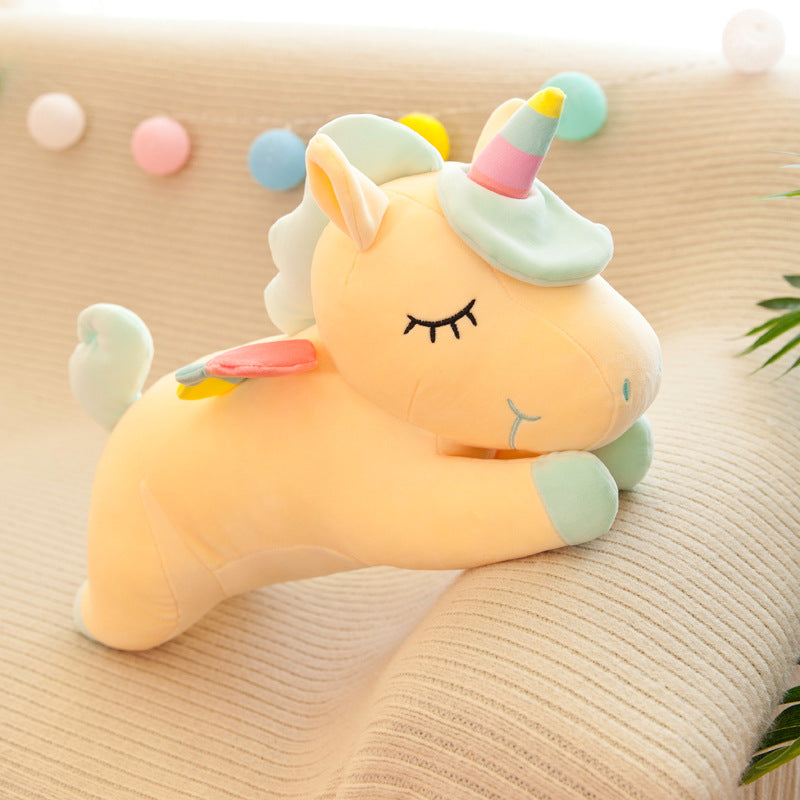 Angel Rainbow Unicorn Plush Toy