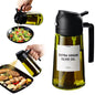 Portable spray bottle for glass oil spraying and pouring