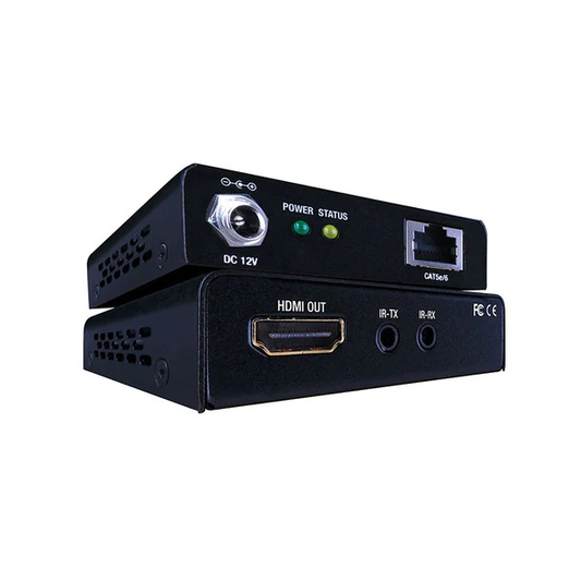 Ultra Slim Hdmi Over Single Cat5e/Cat6 Extender With Poe 165' /50m