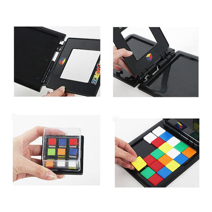 Parent-Child Interactive Colorful Battle Sport Game Puzzle Cube 3D Puzzle Race Cube Kids Adults Desktop Education Toy