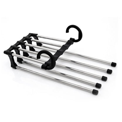 Multifunctional Clothes Hanger Storage Pants Cloth Hangers Storage Rack Multilayer Cloth Hanger Closet Organizer