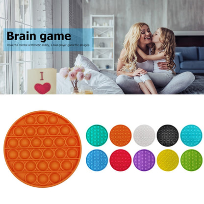 Push Bubble Fidget Sensory Toy Autism Special Needs Stress Reliever Helps Relieve Stress and Increase Focus Soft Squeeze Toy
